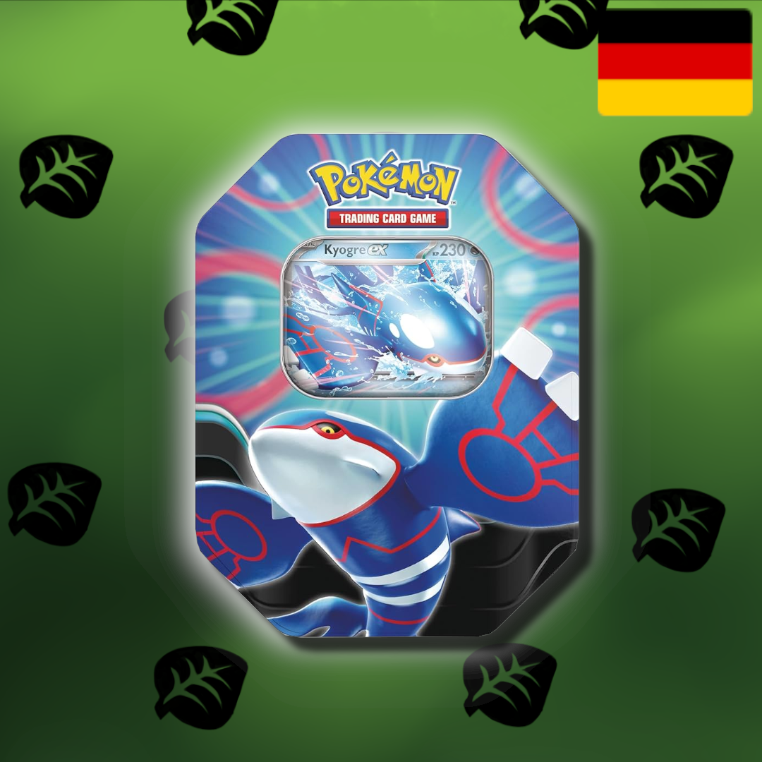 Frühjahres Tins 2025 "Azur Legenden mit Kyogre EX / Dialga EX / Xerneas EX (De)