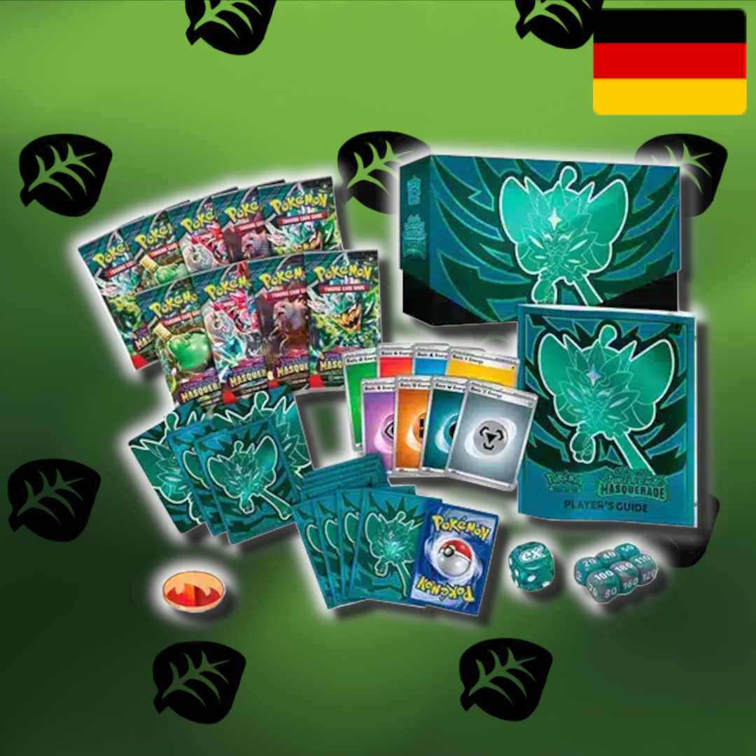 Pokemon "Karmesin & Purpur Maskerade im Zwielicht" Top Trainer Box (De)