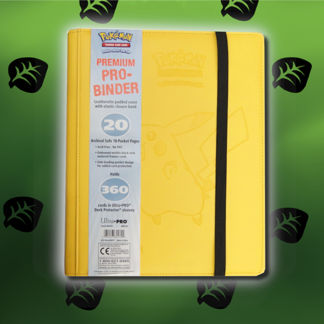 Ordner Ultra Premium Pro Binder Pikachu 9er Pocket