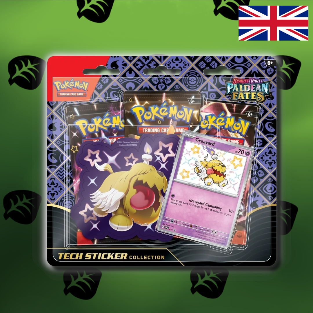 Pokemon "Paldean Fates" Sticker Tech Blister (En)