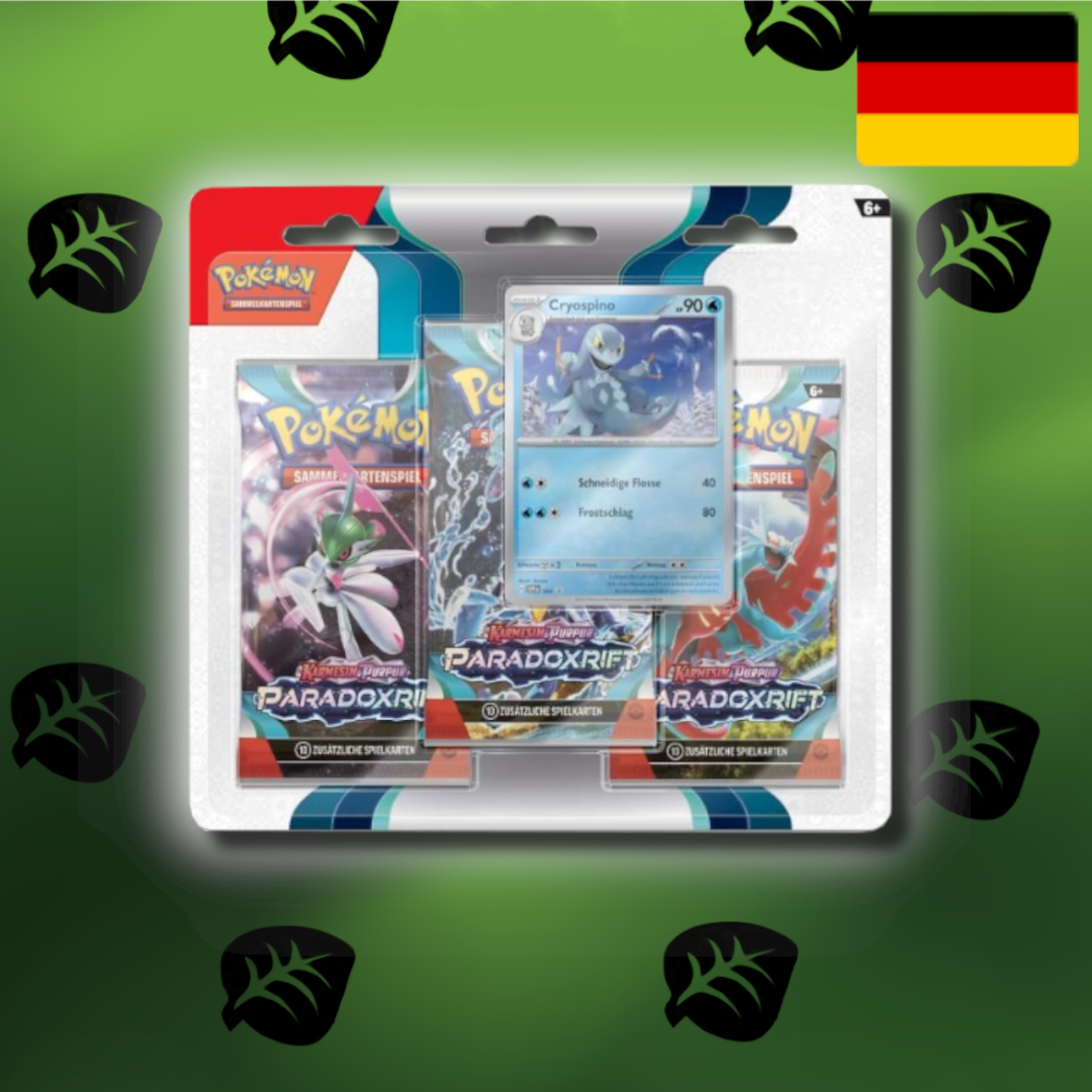 Pokemon Paradox Rift 3er Blister Cryospino/Kolowal (De)