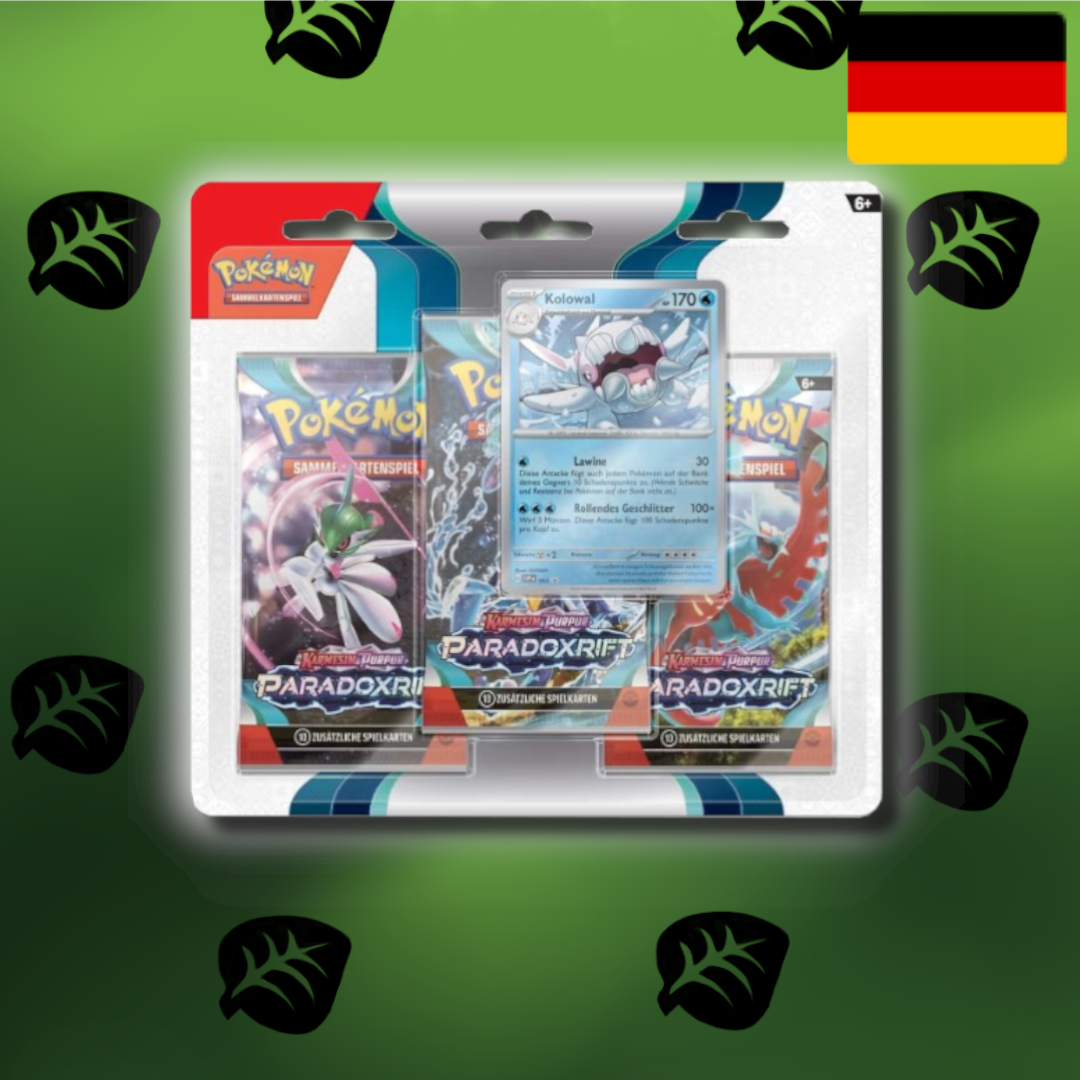 Pokemon Paradox Rift 3er Blister Cryospino/Kolowal (De)