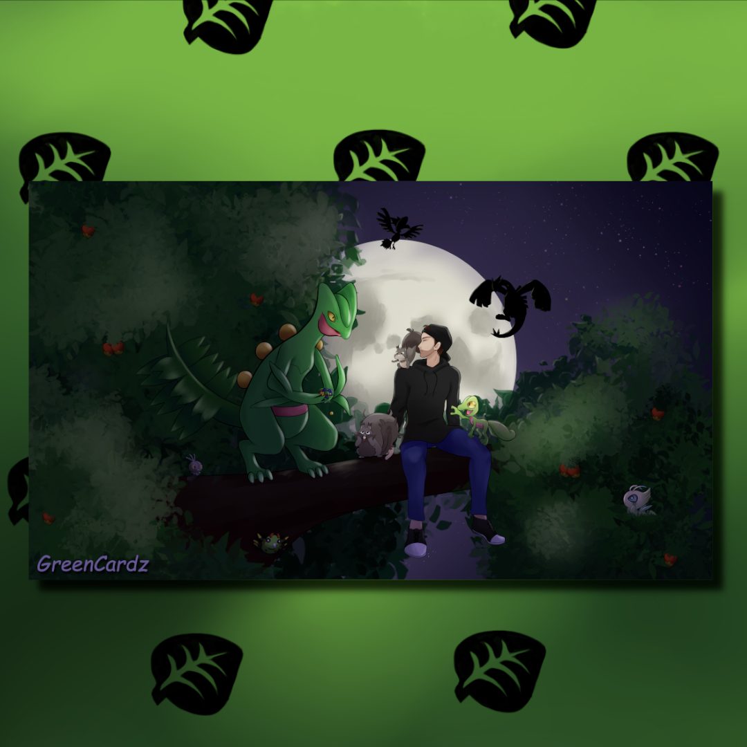 GreenCardz Playmat / Spielunterlage "Night" Standard