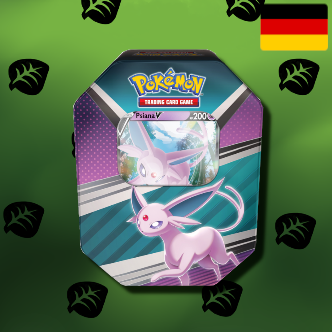 Pokemon "V-Helden" Tin Box Feelinara/Nachtara/Psiana (De)