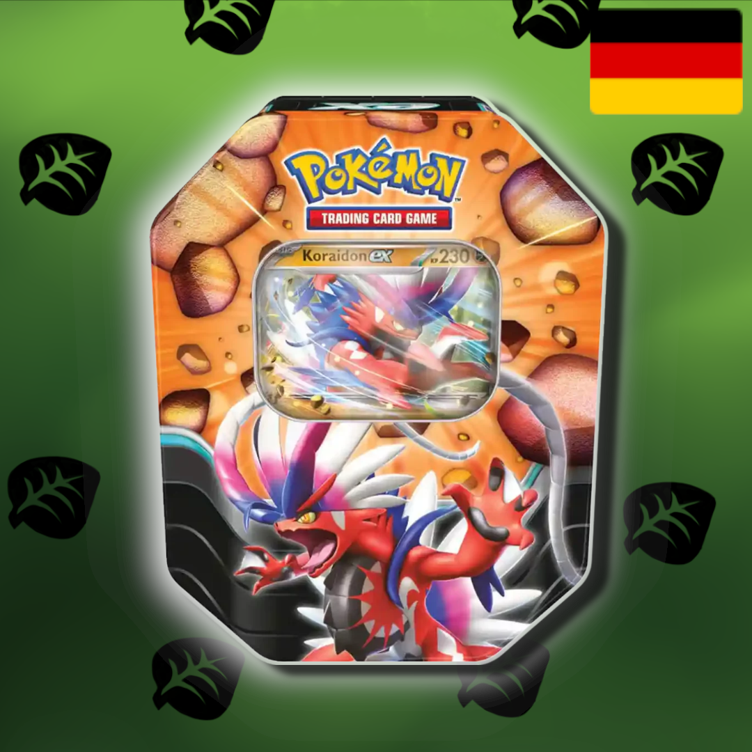 Schlagkräftige Legenden Tins mit Koraidon EX / Zacian EX (De)