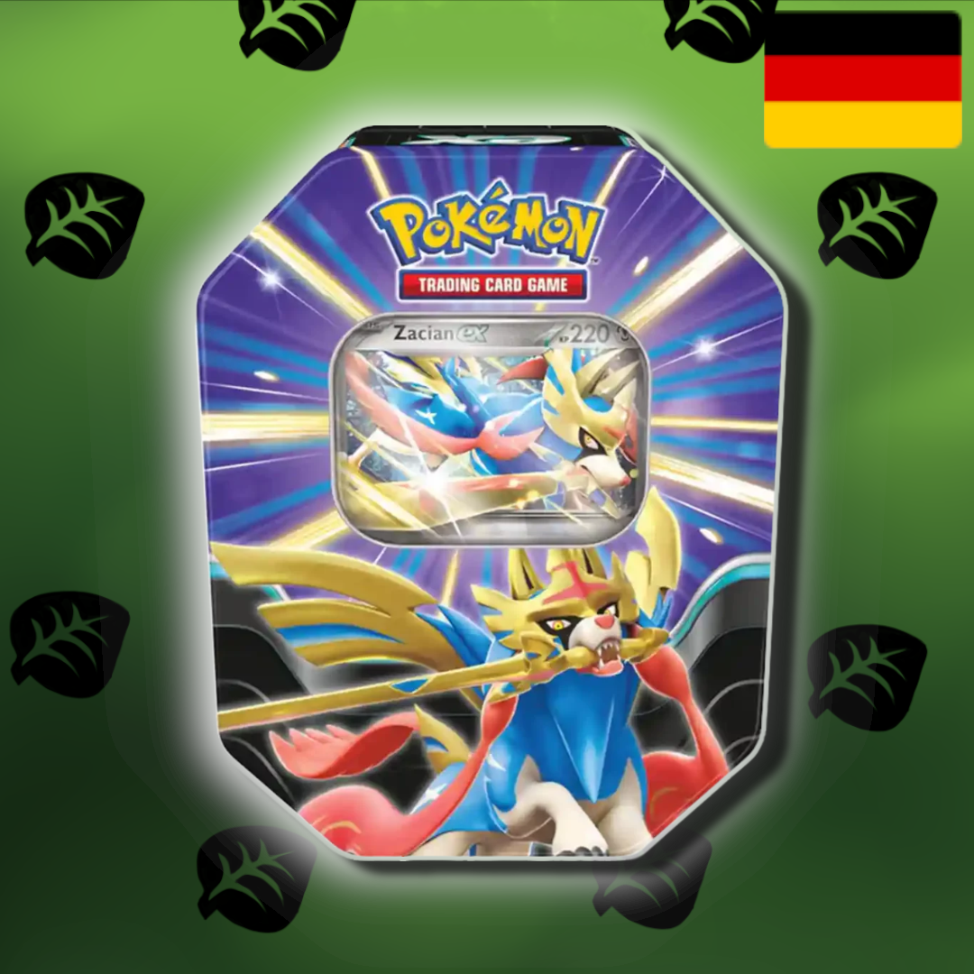 Schlagkräftige Legenden Tins mit Koraidon EX / Zacian EX (De)
