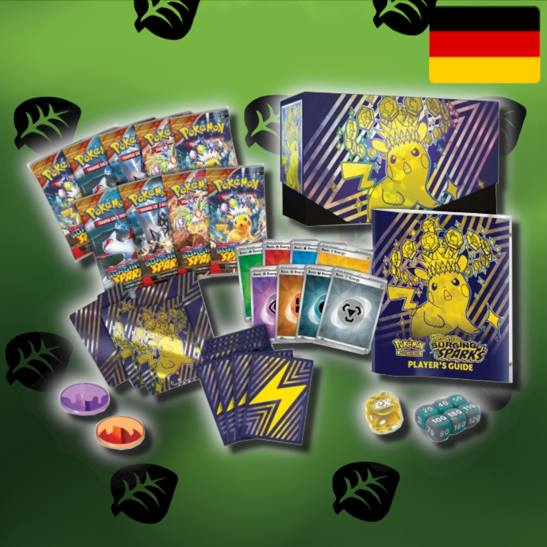 BOXBREAK Pokemon "Karmesin & Purpur Stürmische Funken" Top Trainer Box (De)