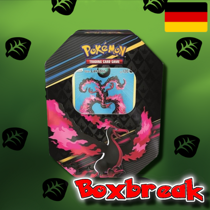 BOXBREAK Pokemon "Zenit der Könige" 1 Tin Box Galar-Arktos/Lavados/Zapdos (De)