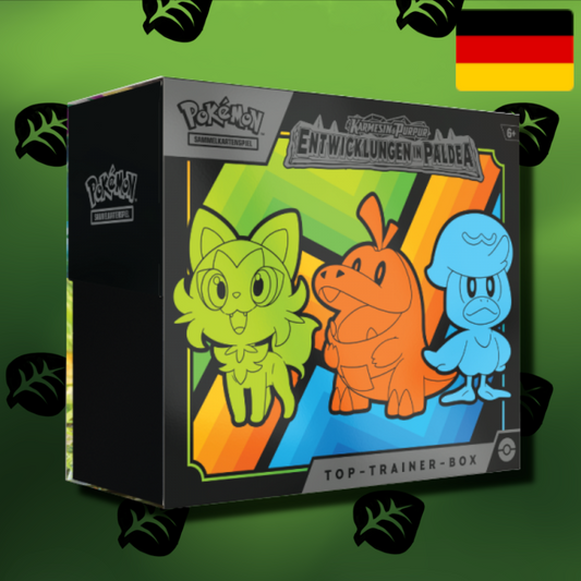 Pokemon "Karmesin & Purpur Entwicklungen in Paldea" Top Trainer Box (De)