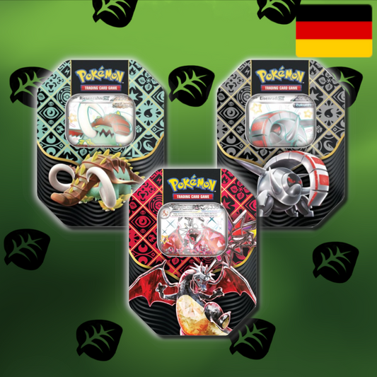 Pokemon Karmesin & Purpur 4.5 "Paldeas Schicksale"  Tin Box (De)