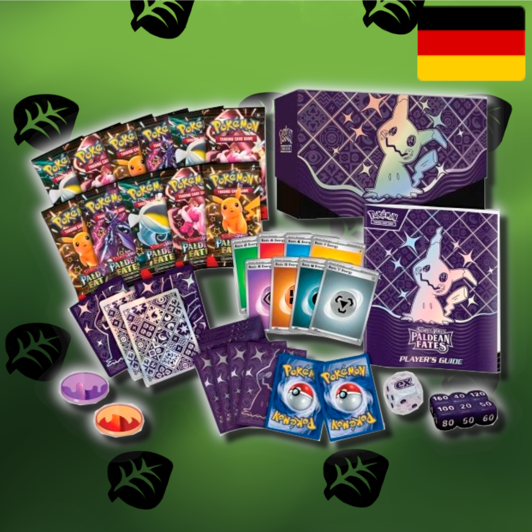 BOXBREAK Pokemon Karmesin & Purpur 4.5 "Paldeas Schicksale" Top Trainer Box (De)