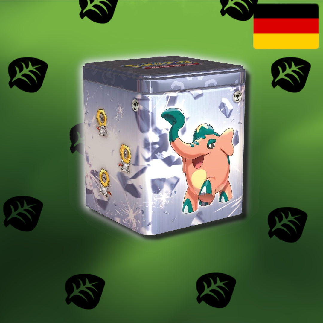 Pokemon TCG - Frühjahr 2024 Stapel-Tin Drache/Stahl/Geist (De)