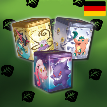 Pokemon TCG - Frühjahr 2024 Stapel-Tin Drache/Stahl/Geist (De)